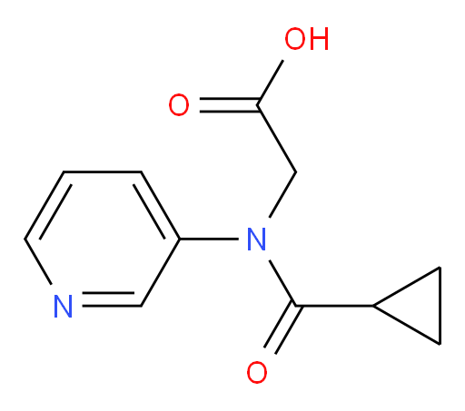 2-(N-(pyridin-3-yl)cyclopropanecarboxamido)acetic acid