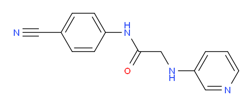 N-(4-cyanophenyl)-2-(pyridin-3-ylamino)acetamide