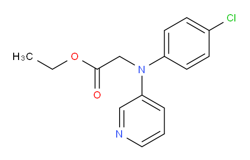 ethyl 2-((4-chlorophenyl)(pyridin-3-yl)amino)acetate