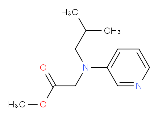 methyl 2-(isobutyl(pyridin-3-yl)amino)acetate