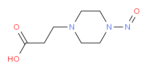 3-(4-nitrosopiperazin-1-yl)propanoic acid