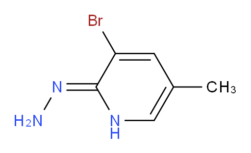 3-bromo-2-hydrazinyl-5-methylpyridine
