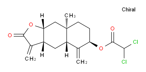 (3aR,4aR,6R,8aR,9aR)-8a-methyl-3,5-dimethylene-2-oxododecahydronaphtho[2,3-b]furan-6-yl 2,2-dichloroacetate