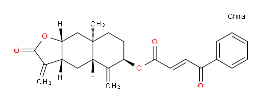 (E)-(3aR,4aR,6R,8aR,9aR)-8a-methyl-3,5-dimethylene-2-oxododecahydronaphtho[2,3-b]furan-6-yl 4-oxo-4-phenylbut-2-enoate