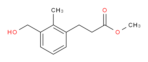 methyl 3-(3-(hydroxymethyl)-2-methylphenyl)propanoate