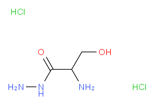 2-amino-3-hydroxypropanehydrazide dihydrochloride