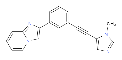 2-(3-((1-methyl-1H-imidazol-5-yl)ethynyl)phenyl)imidazo[1,2-a]pyridine