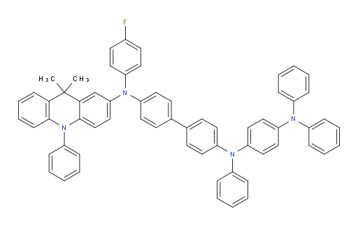 N4-(9,9-dimethyl-10-phenyl-9,10-dihydroacridin-2-yl)-N4'-(4-(diphenylamino)phenyl)-N4-(4-fluorophenyl)-N4'-phenyl-[1,1'-biphenyl]-4,4'-diamine