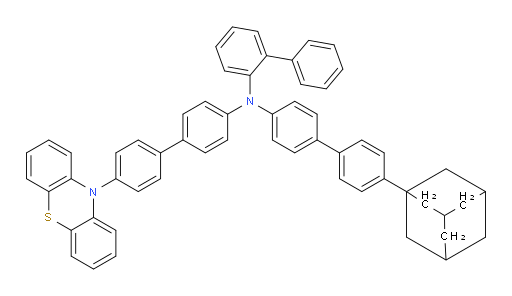 N-(4'-(10H-phenothiazin-10-yl)-[1,1'-biphenyl]-4-yl)-N-(4'-(adamantan-1-yl)-[1,1'-biphenyl]-4-yl)-[1,1'-biphenyl]-2-amine