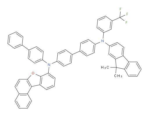 N4-([1,1'-biphenyl]-4-yl)-N4'-(9,9-dimethyl-9H-fluoren-2-yl)-N4-(naphtho[2,1-b]benzofuran-8-yl)-N4'-(3-(trifluoromethyl)phenyl)-[1,1'-biphenyl]-4,4'-diamine