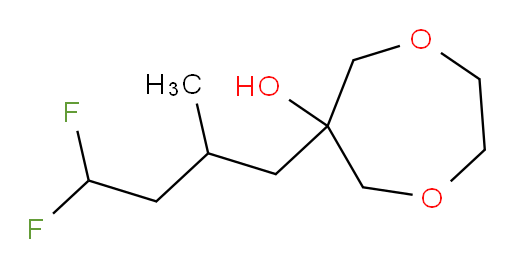 6-(4,4-difluoro-2-methylbutyl)-1,4-dioxepan-6-ol