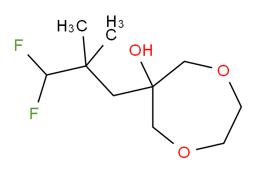 6-(3,3-difluoro-2,2-dimethylpropyl)-1,4-dioxepan-6-ol