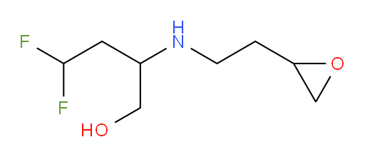 4,4-difluoro-2-((2-(oxiran-2-yl)ethyl)amino)butan-1-ol