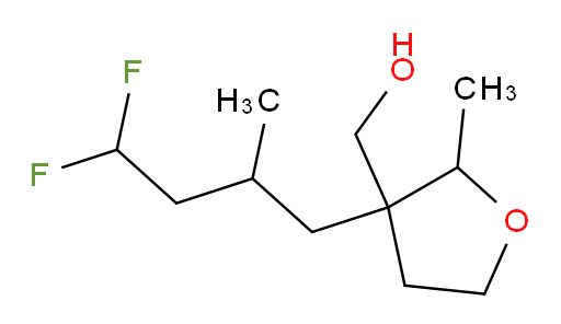 (3-(4,4-difluoro-2-methylbutyl)-2-methyltetrahydrofuran-3-yl)methanol