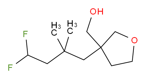 (3-(4,4-difluoro-2,2-dimethylbutyl)tetrahydrofuran-3-yl)methanol