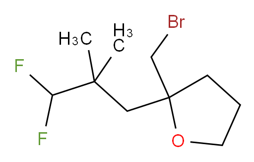 2-(bromomethyl)-2-(3,3-difluoro-2,2-dimethylpropyl)tetrahydrofuran