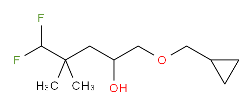 1-(cyclopropylmethoxy)-5,5-difluoro-4,4-dimethylpentan-2-ol