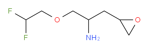 1-(2,2-difluoroethoxy)-3-(oxiran-2-yl)propan-2-amine