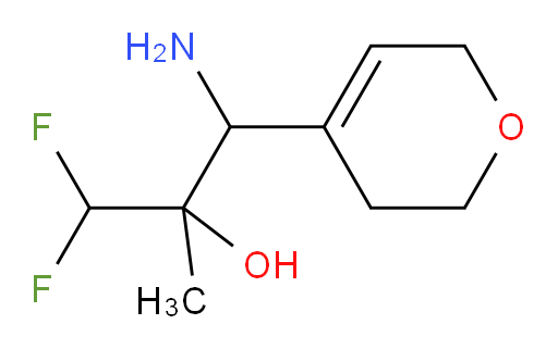 1-amino-1-(3,6-dihydro-2H-pyran-4-yl)-3,3-difluoro-2-methylpropan-2-ol