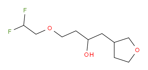 4-(2,2-difluoroethoxy)-1-(tetrahydrofuran-3-yl)butan-2-ol