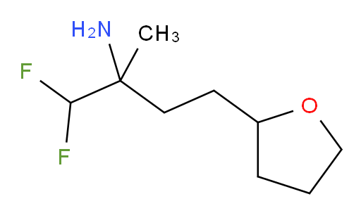 1,1-difluoro-2-methyl-4-(tetrahydrofuran-2-yl)butan-2-amine