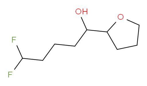 5,5-difluoro-1-(tetrahydrofuran-2-yl)pentan-1-ol