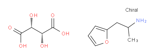 1-(furan-2-yl)propan-2-amine (2R,3R)-2,3-dihydroxysuccinate