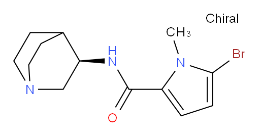 (R)-5-bromo-1-methyl-N-(quinuclidin-3-yl)-1H-pyrrole-2-carboxamide