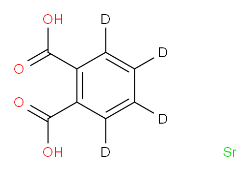 1,2-Benzene-3,4,5,6-d4-dicarboxylic acid, strontium salt (1:1) (9CI)
