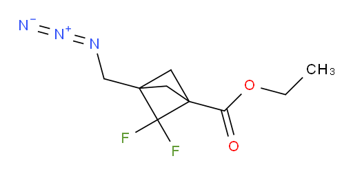 3-(Azidomethyl)-2,2-difluoro-bicyclo[1.1.1]pentane-1-carboxylic acid ethyl ester