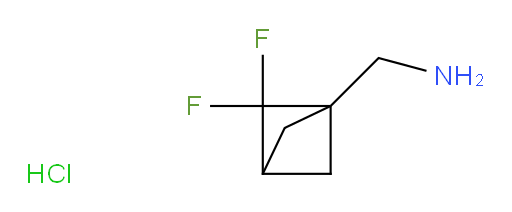2,2-Difluoro-bicyclo[1.1.1]pentane-1-methanamine HCl