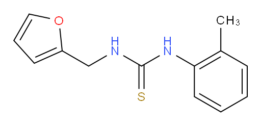 N-(2-Furanylmethyl)-N′-(2-methylphenyl)thiourea (ACI)