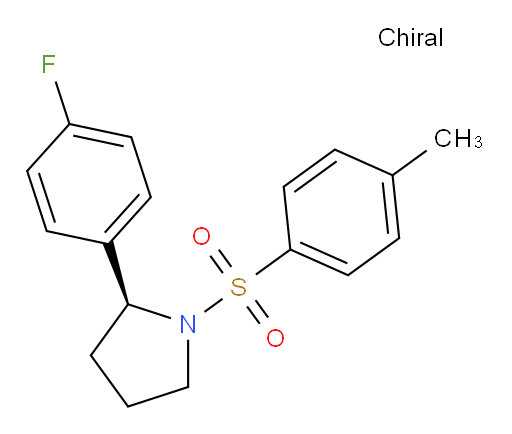 (2S)-2-(4-Fluorophenyl)-1-[(4-methylphenyl)sulfonyl]pyrrolidine (ACI)