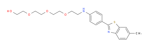 2-[2-[2-[2-[[4-(6-Methyl-2-benzothiazolyl)phenyl]amino]ethoxy]ethoxy]ethoxy]ethanol (ACI)