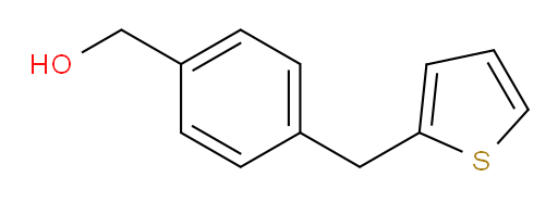 4-(2-Thienylmethyl)benzenemethanol (ACI)