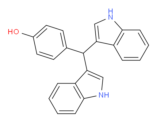 4-(Di-1H-indol-3-ylmethyl)phenol (ACI)