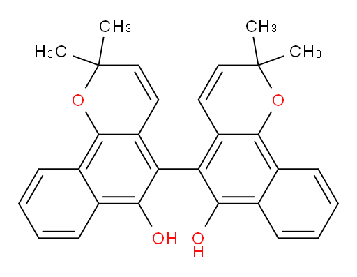 2,2,2′,2′-Tetramethyl[5,5′-bi-2H-naphtho[1,2-b]pyran]-6,6′-diol (ACI)