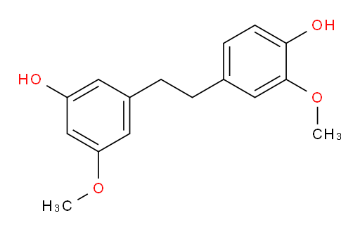 3′,4-Dihydroxy-3,5′-dimethoxybibenzyl