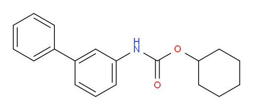 Carbamic acid, N-[1,1′-biphenyl]-3-yl-, cyclohexyl ester (ACI)