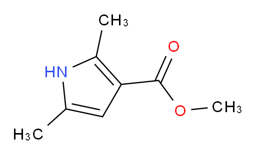 1H-Pyrrole-3-carboxylic acid, 2,5-dimethyl-, methyl ester (9CI, ACI)