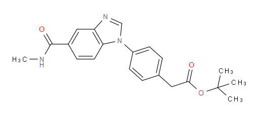 1,1-Dimethylethyl 4-[5-[(methylamino)carbonyl]-1H-benzimidazol-1-yl]benzeneacetate (ACI)