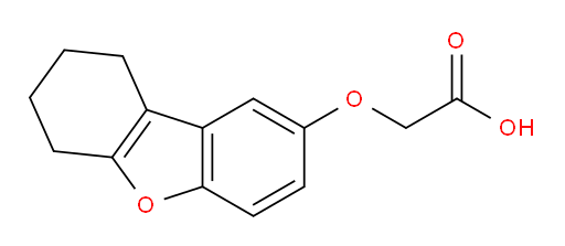 2-[(6,7,8,9-Tetrahydro-2-dibenzofuranyl)oxy]acetic acid (ACI)