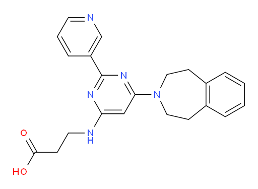 N-[2-(3-Pyridinyl)-6-(1,2,4,5-tetrahydro-3H-3-benzazepin-3-yl)-4-pyrimidinyl]-β-alanine (ACI)