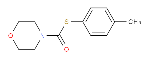 S-(4-Methylphenyl) 4-morpholinecarbothioate (ACI)