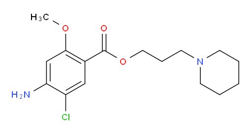 3-(1-Piperidinyl)propyl 4-amino-5-chloro-2-methoxybenzoate (ACI)