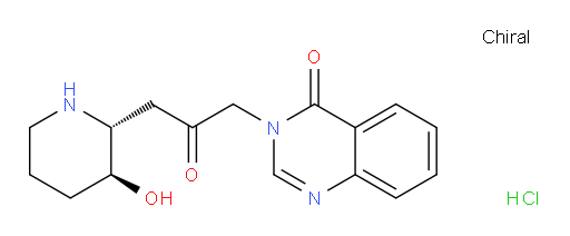 4(3H)-Quinazolinone, 3-[3-[(2R,3S)-3-hydroxy-2-piperidinyl]-2-oxopropyl]-, hydrochloride (1:2) (ACI)