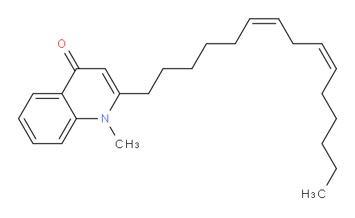 1-Methyl-2-(6Z,9Z)-6,9-pentadecadien-1-yl-4(1H)-quinolinone (ACI)