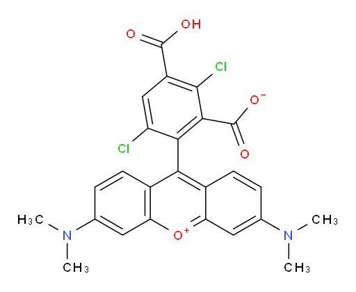 Xanthylium, 9-(2,4-dicarboxy-3,6-dichlorophenyl)-3,6-bis(dimethylamino)-, inner salt (9CI, ACI)