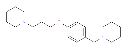 1-[3-[4-(1-Piperidinylmethyl)phenoxy]propyl]piperidine (ACI)