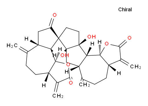 (3aS,3′aS,6aR,6′aR,7′aS,8′R,9aR,9bS,10′aS,10′bS,10′cS)-Eicosahydro-7′a,10′a-dihydroxy-3,3′,6,6′-tetrakis(methylene)spiro[azuleno[4,5-b]furan-9(2H),8′-[8H]cyclopent[2,3]azuleno[4,5-b]furan]-2,2′,8(3H,3′H)-trione (ACI)